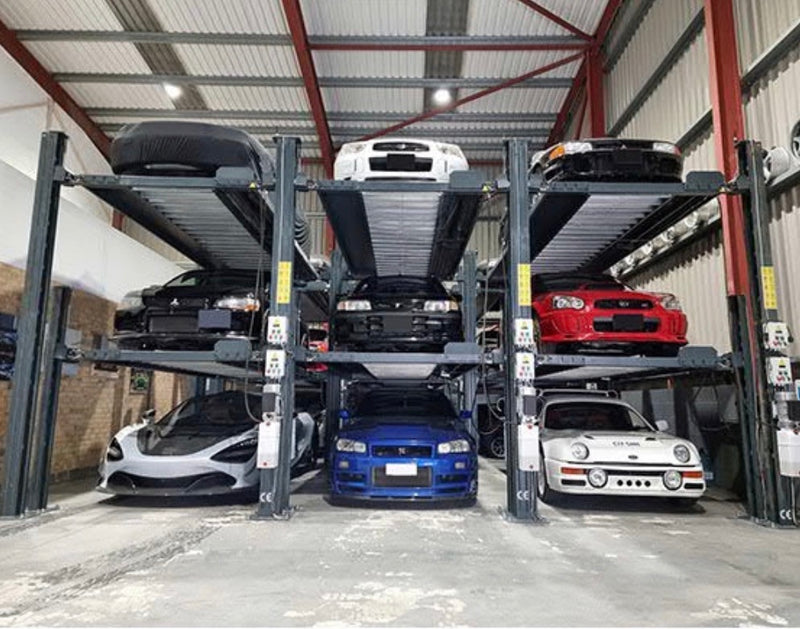 Customer garage setup