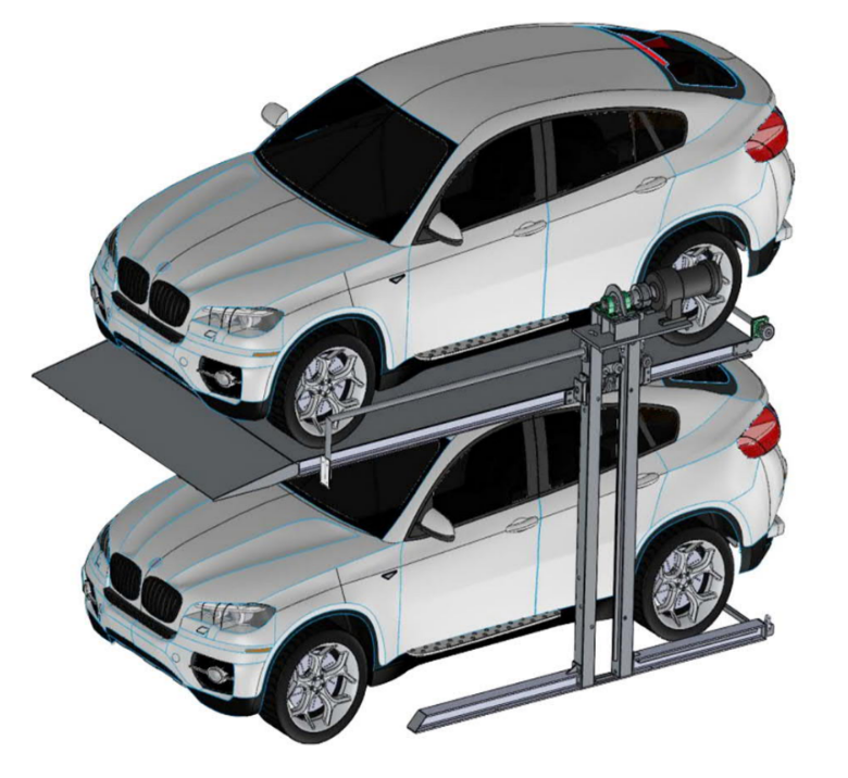 Motor Drive 2 Post Parking Lift (CHPLC2000)