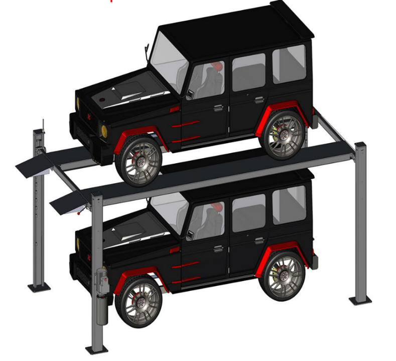4 Post Parking Lift (Manual - CHFL3700)