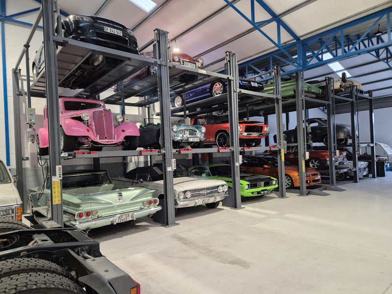 Customer garage setup